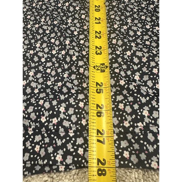 FootJoy Golf Polo Shirt Men’s Medium Floral Print Performance HB Logo Navy - Picture 5 of 7